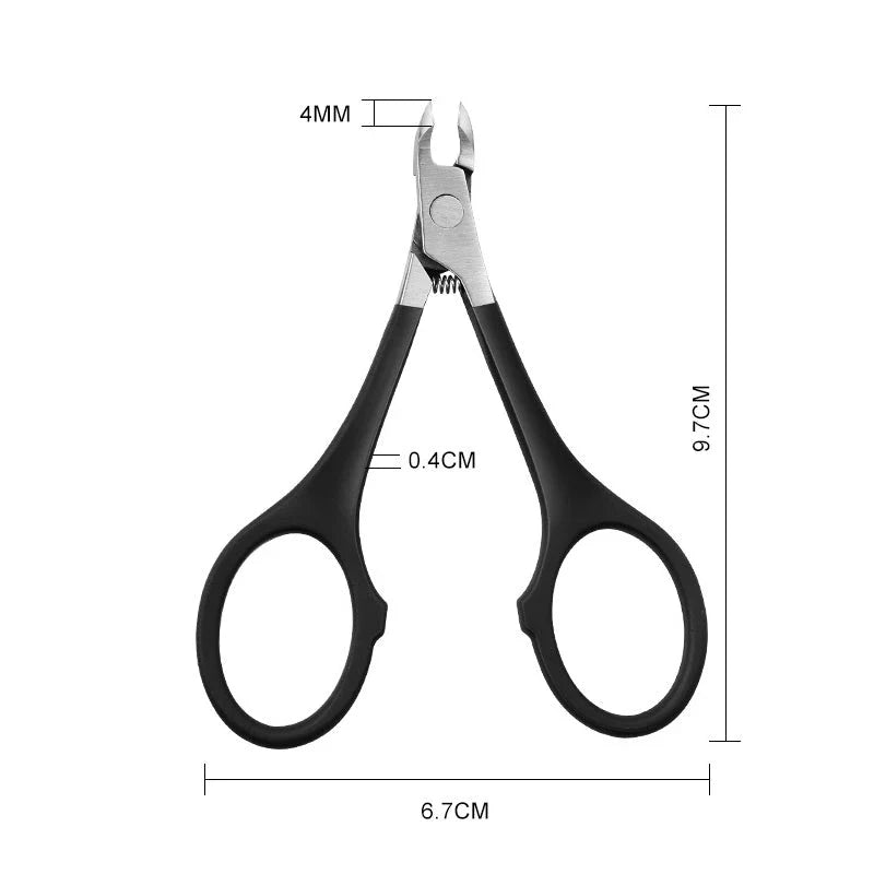 Professional Stainless Steel Cuticle Nipper Manicure Tool Set for Precise Nail Trimming and Healthy Cuticles