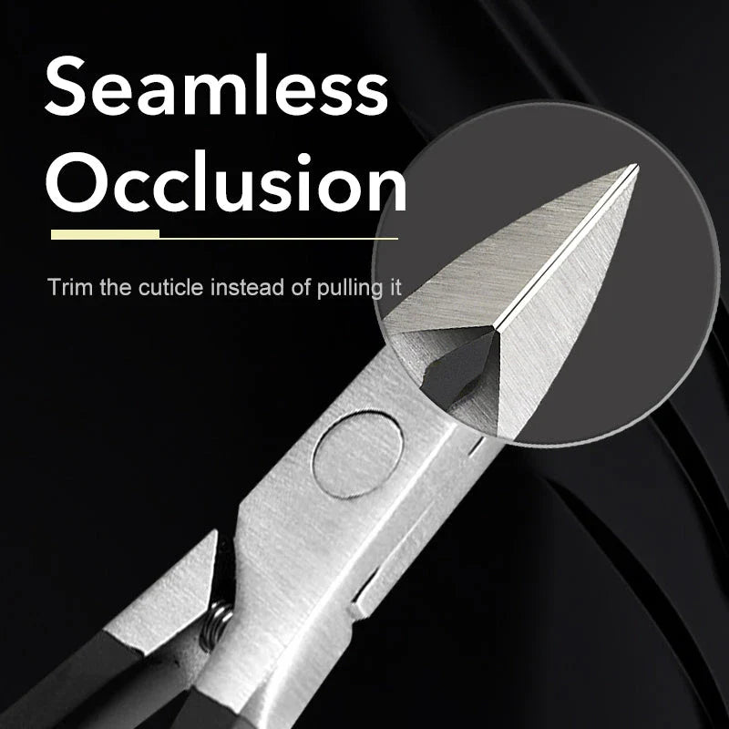 Professional Stainless Steel Cuticle Nipper Manicure Tool Set for Precise Nail Trimming and Healthy Cuticles