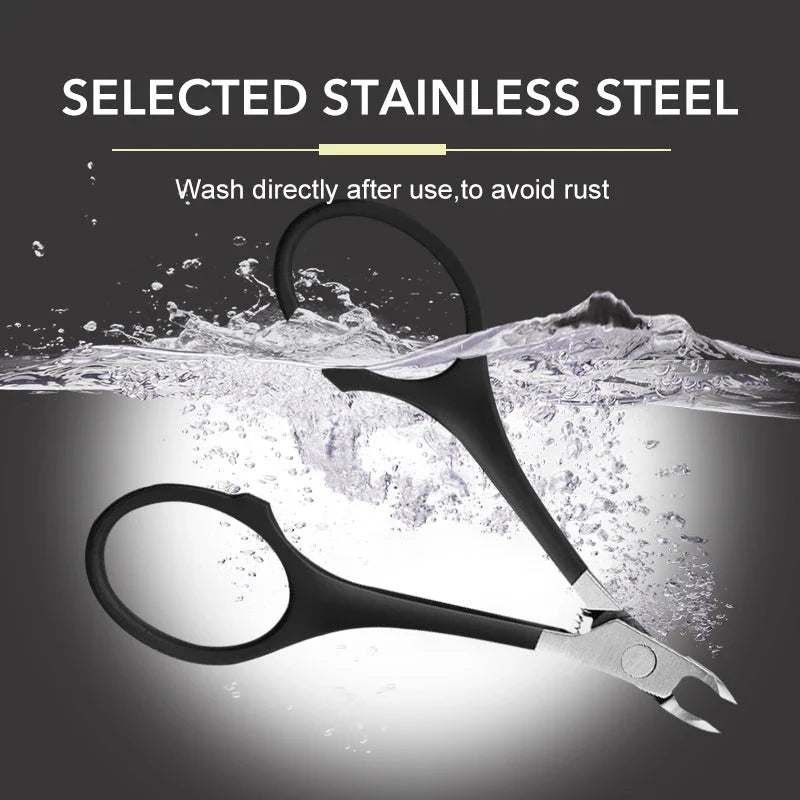 Professional Stainless Steel Cuticle Nipper Manicure Tool Set for Precise Nail Trimming and Healthy Cuticles