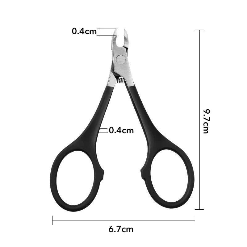 Professional Stainless Steel Cuticle Nipper Manicure Tool Set for Precise Nail Trimming and Healthy Cuticles
