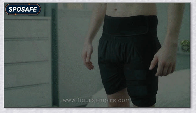 Premium hip stabilizer and groin brace with adjustable compression and breathable mesh lining for pain relief and injury recovery