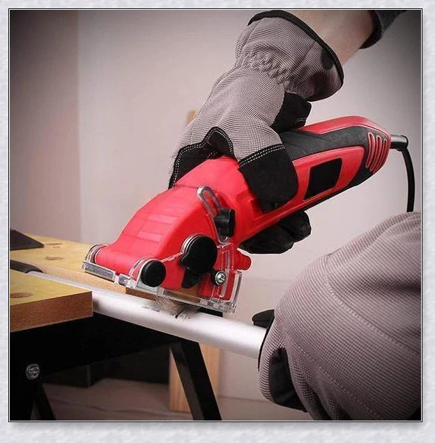 Multi-Function Circular Saw with 3-in-1 Blade Set, Adjustable Depth, and Dust Extraction System