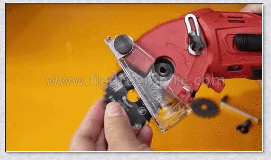 Multi-Function Circular Saw with 3-in-1 Blade Set, Adjustable Depth, and Dust Extraction System