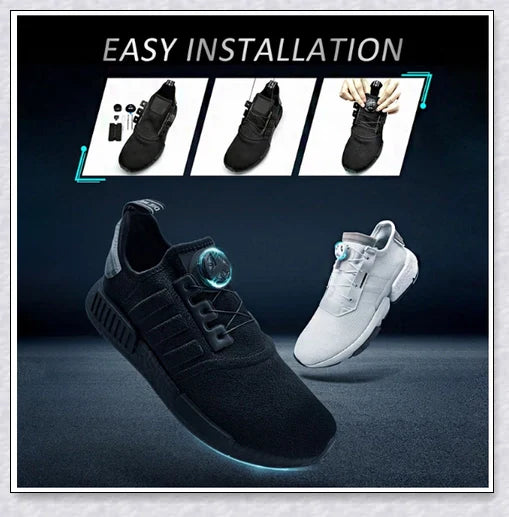 Rotating Automatic Shoe Buckle - a durable and convenient accessory for various shoe types, from sports to casual