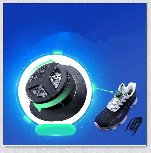 Rotating Automatic Shoe Buckle - a durable and convenient accessory for various shoe types, from sports to casual