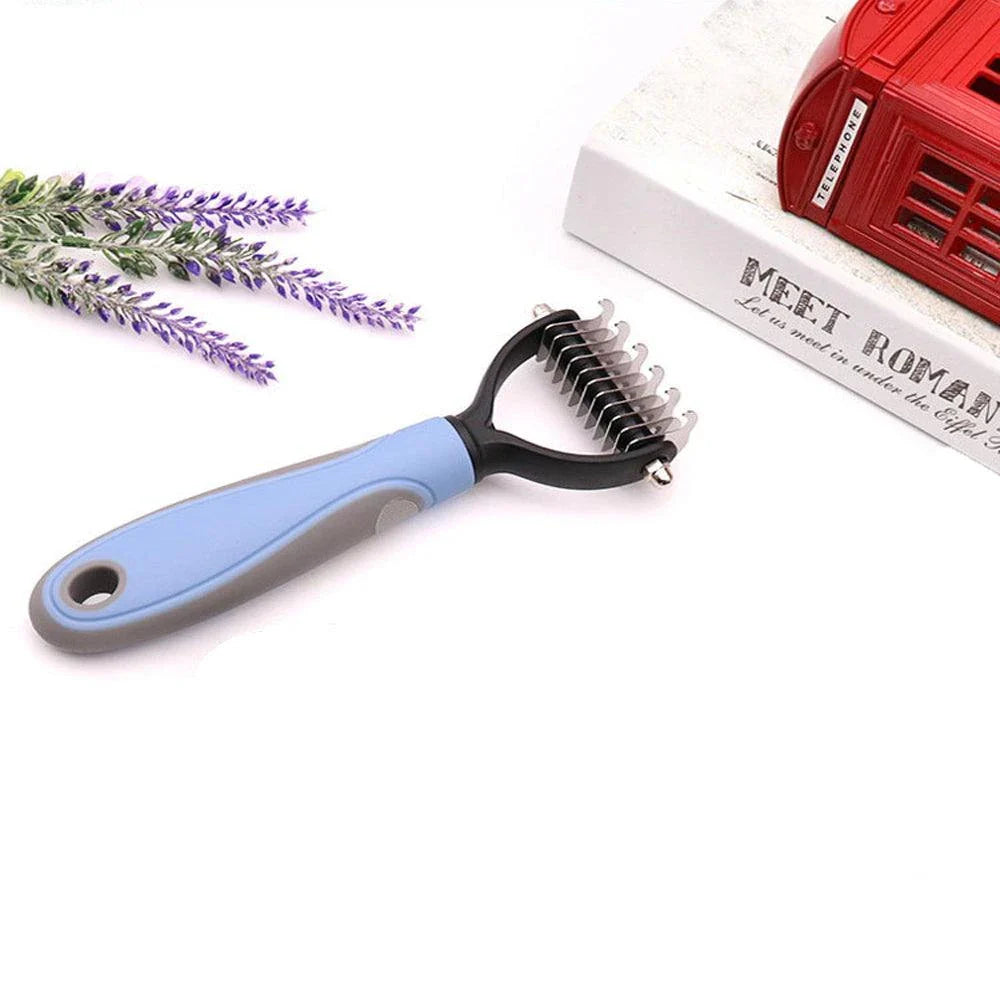 Detangling Hair Comb for Dogs - Premium Grooming Tool for Tangle-Free Coats