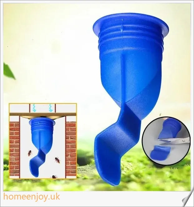 Premium drain backflow preventer to eliminate bathroom odours and prevent sewer gas in the UK