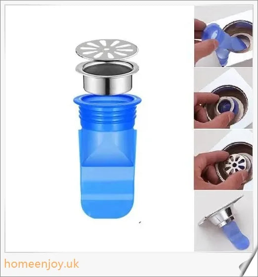 Premium drain backflow preventer to eliminate bathroom odours and prevent sewer gas in the UK