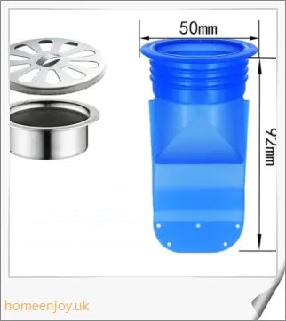 Premium drain backflow preventer to eliminate bathroom odours and prevent sewer gas in the UK