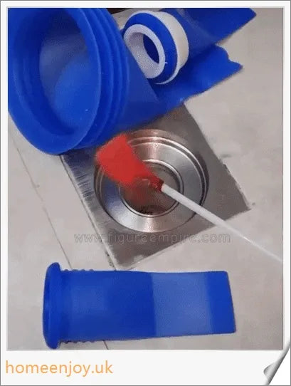Premium drain backflow preventer to eliminate bathroom odours and prevent sewer gas in the UK
