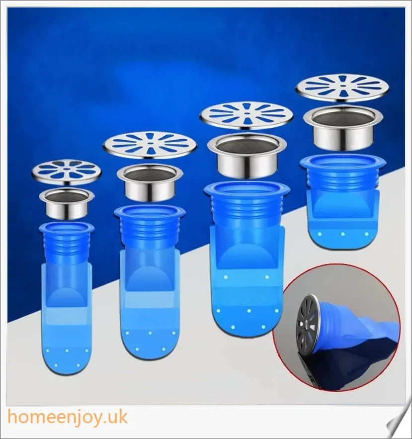 Premium drain backflow preventer to eliminate bathroom odours and prevent sewer gas in the UK