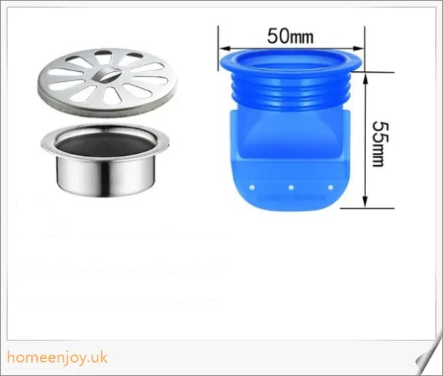 Premium drain backflow preventer to eliminate bathroom odours and prevent sewer gas in the UK