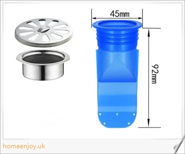Premium drain backflow preventer to eliminate bathroom odours and prevent sewer gas in the UK