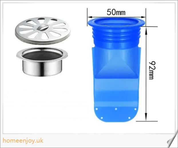 Premium drain backflow preventer to eliminate bathroom odours and prevent sewer gas in the UK