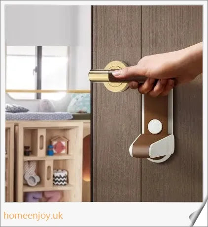 Premium children's door opening artifact that deters cats, pets, and children from accessing restricted areas in the home