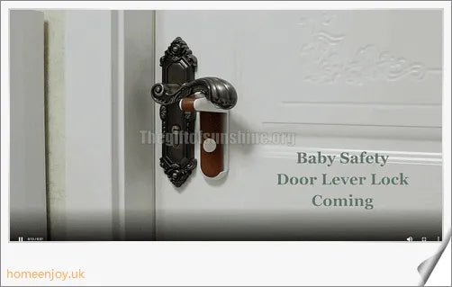 Premium children's door opening artifact that deters cats, pets, and children from accessing restricted areas in the home