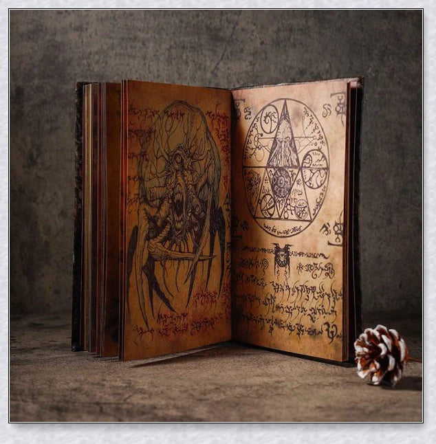 New Necronomicon Dark Magic Prop Demon Evil Dead Summon Book for Living Room Decor in the UK