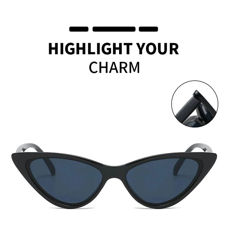 Homeenjoy UK Chic Vintage Cat Eye Sunglasses for Women - UV400 Gradient Lenses