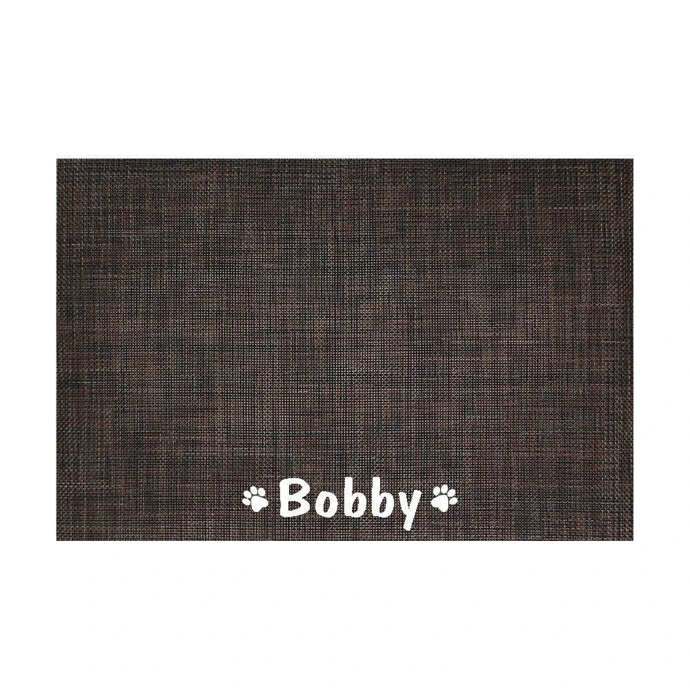 Personalised waterproof mat for dogs, made with premium materials for superior comfort and protection