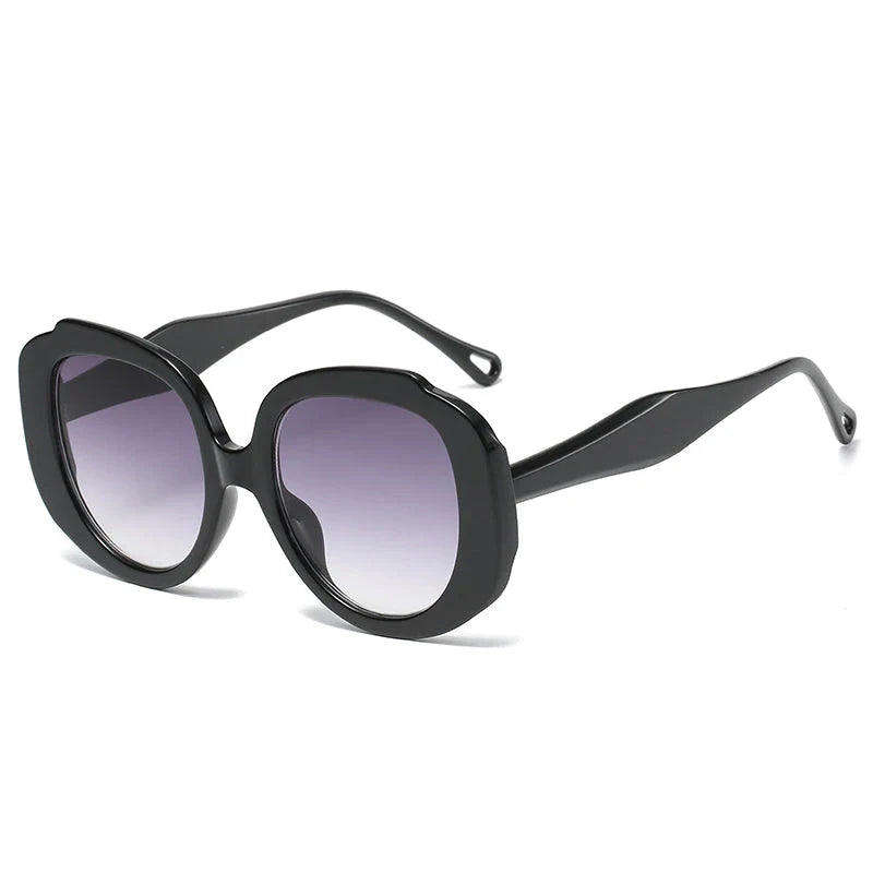 Oversize oval sunglasses for women with gradient candy-coloured lenses and chic oversized frames
