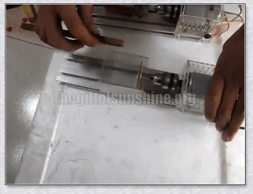 A compact Mini Woodworking Lathe with comprehensive accessories, perfect for crafting intricate wood projects