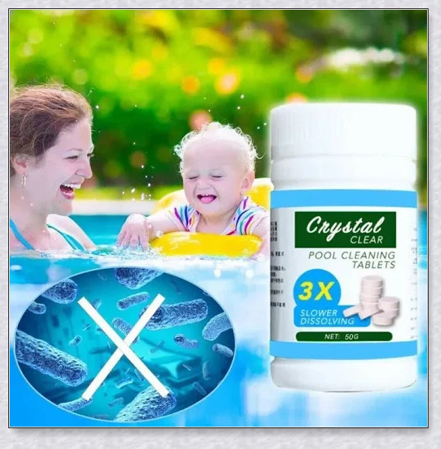 Trabyhand's Magic Pool Cleaning Tablet - Effortlessly maintain a crystal clear pool with this premium all-in-one cleaning solution.