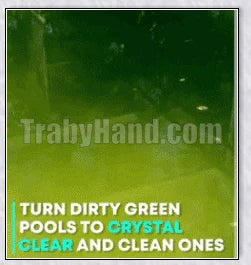 Trabyhand's Magic Pool Cleaning Tablet - Effortlessly maintain a crystal clear pool with this premium all-in-one cleaning solution.