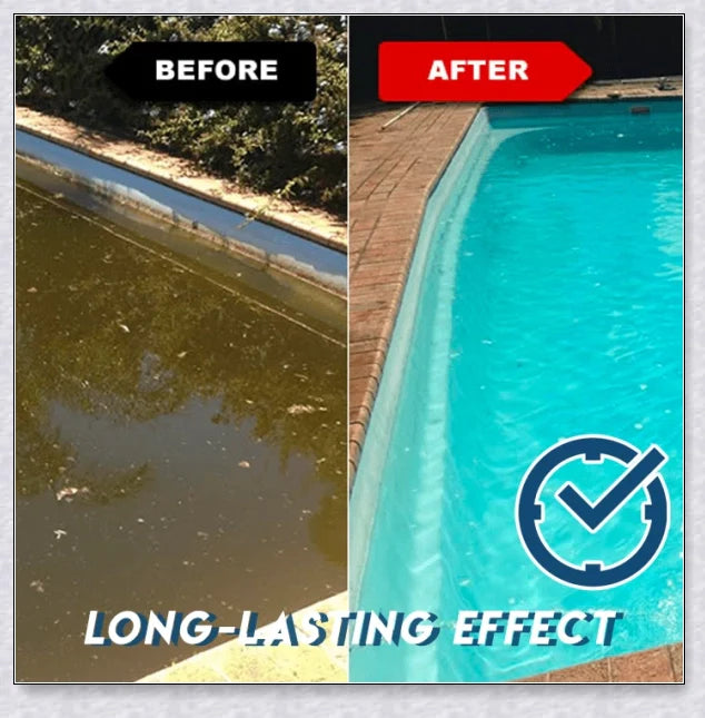 Trabyhand's Magic Pool Cleaning Tablet - Effortlessly maintain a crystal clear pool with this premium all-in-one cleaning solution.