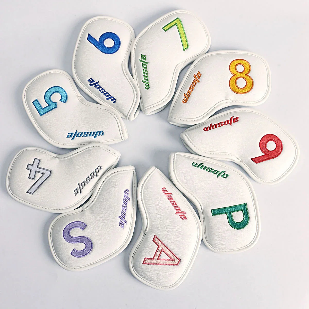 Minimalist and Creative Printed Golf Iron Cover - Stylish and Protective Accessory for Golfers