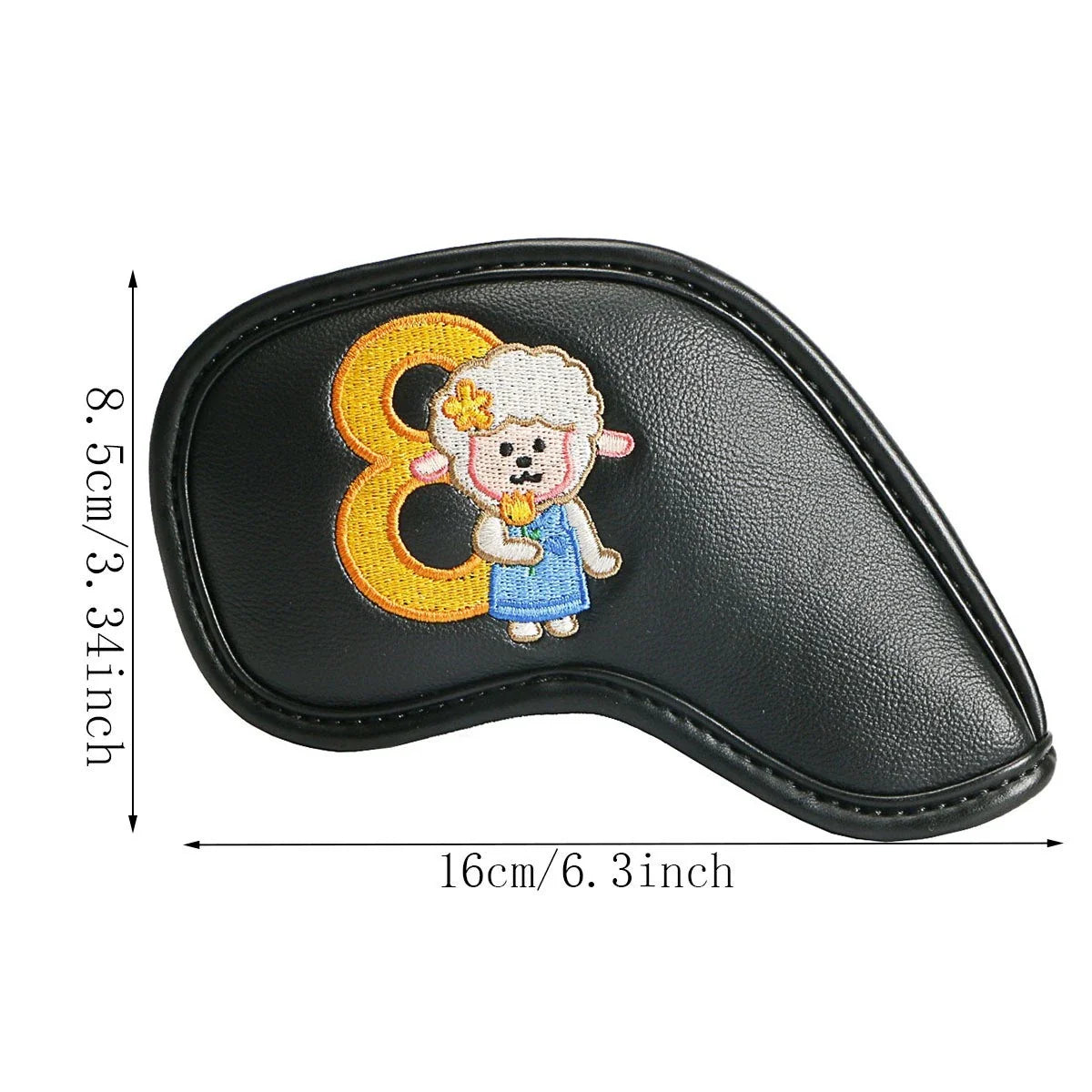 Minimalist and Creative Printed Golf Iron Cover - Stylish and Protective Accessory for Golfers