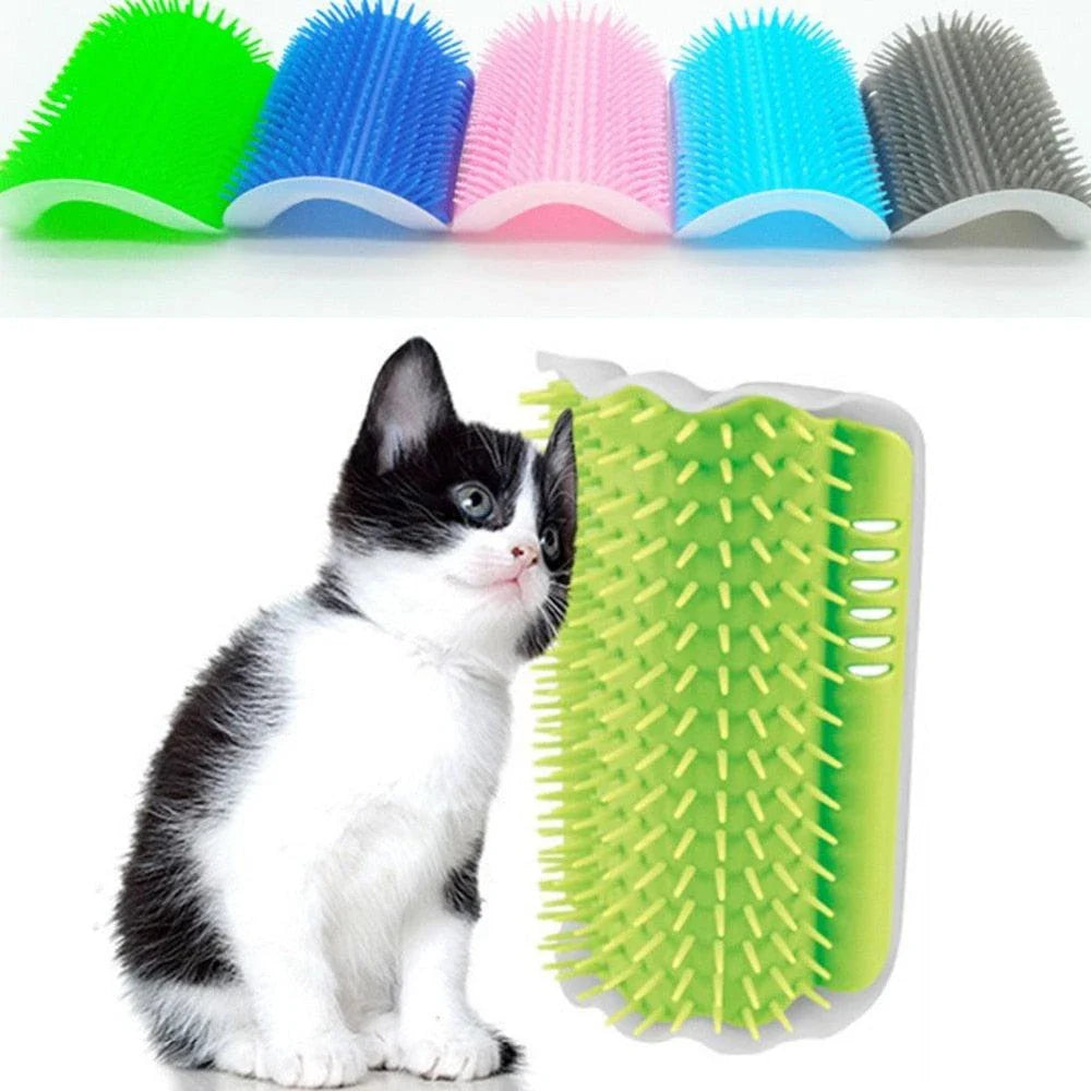 Premium cat self-grooming brush with sleek, contemporary design and effective bristles for reducing shedding and maintaining a healthy coat