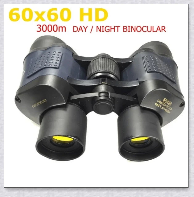 Military Grade Night Vision Binoculars Goggles with 60x magnification, anti-fog, and waterproof features for outdoor adventures