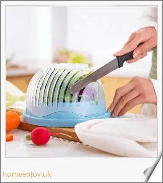 60 Second Salad Cutter Bowl - Chop, Slice, and Dice Ingredients Quickly and Easily