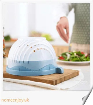 60 Second Salad Cutter Bowl - Chop, Slice, and Dice Ingredients Quickly and Easily