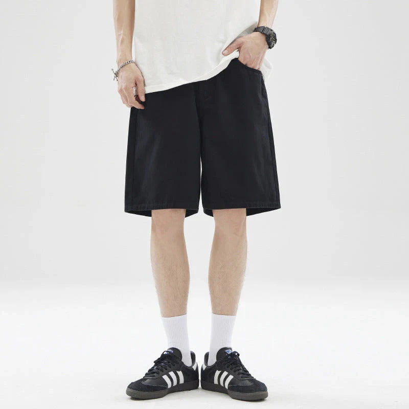 Niche Couple All-Match Simple Leisure Shorts in a range of classic colours, made with premium cotton for superior comfort and style.