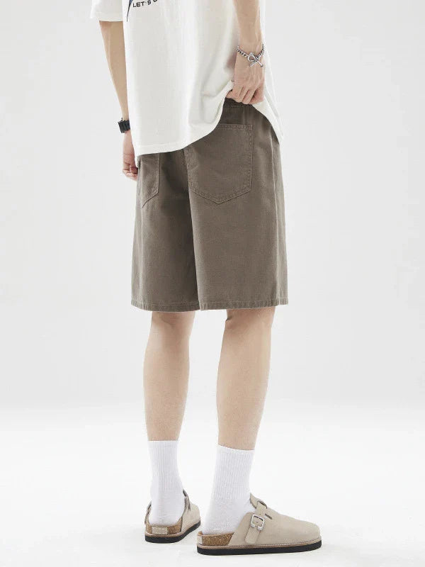 Niche Couple All-Match Simple Leisure Shorts in a range of classic colours, made with premium cotton for superior comfort and style.