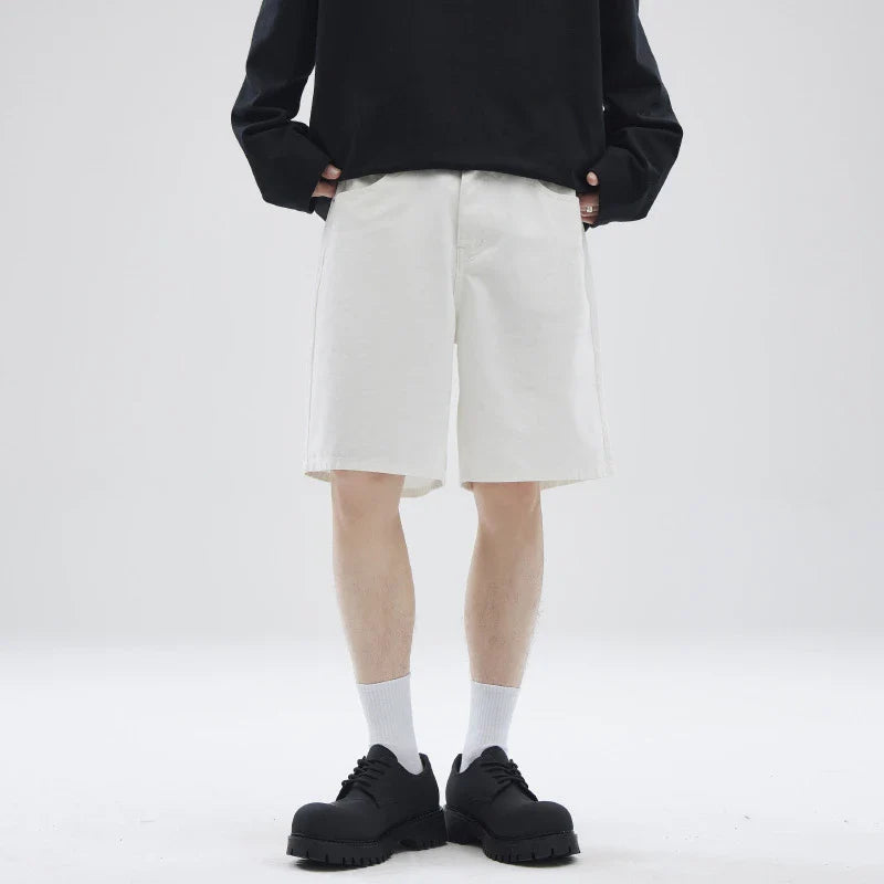 Niche Couple All-Match Simple Leisure Shorts in a range of classic colours, made with premium cotton for superior comfort and style.
