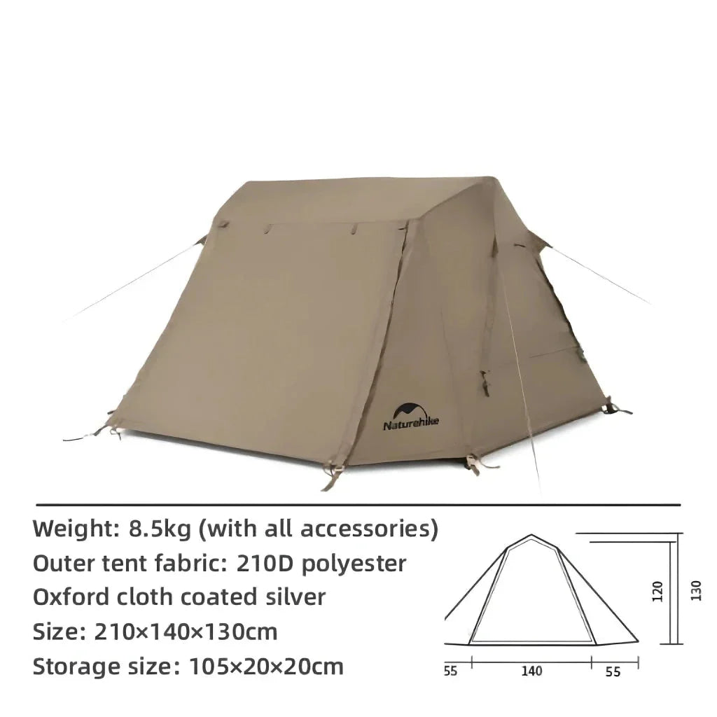 Outdoor A-Type Automatic Tent with quick setup and durable weatherproof design
