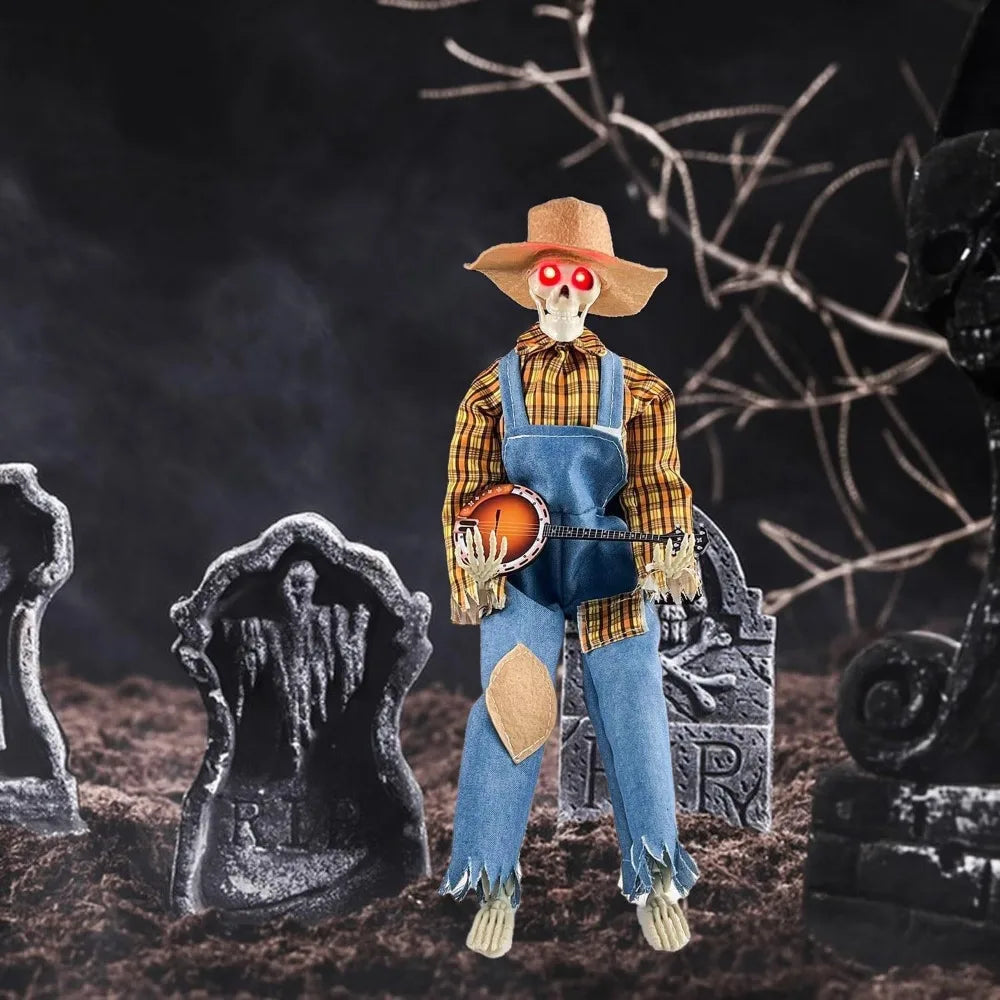 Homeenjoy UK Funny Animated Dueling Banjo Skeletons