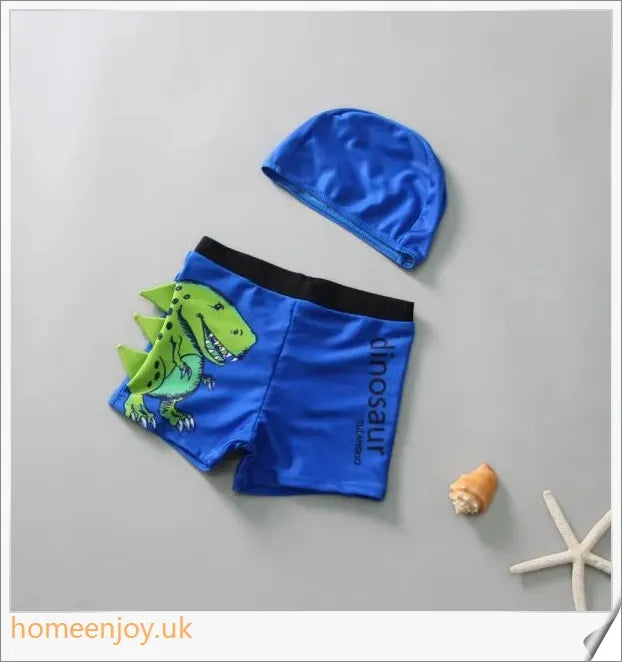 Dinosaur-themed boy boxer shorts in premium polyester fabric with snug, comfortable fit