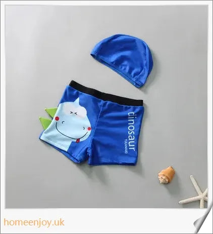Dinosaur-themed boy boxer shorts in premium polyester fabric with snug, comfortable fit