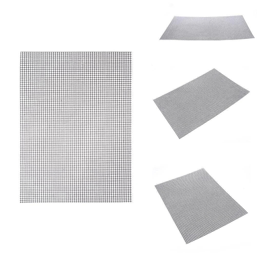 Premium non-stick barbeque grilling mat with glass fibre cloth construction and Teflon coating for effortless grilling and cleaning