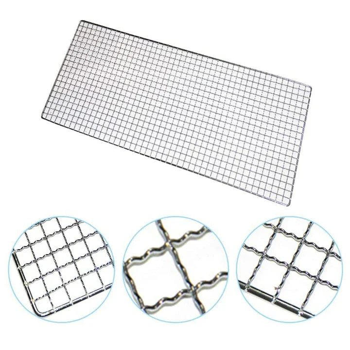 Premium non-stick barbeque grilling mat with glass fibre cloth construction and Teflon coating for effortless grilling and cleaning