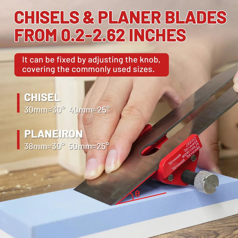 Homeenjoy_UK Precision Honing Guide for Woodworking Chisels & Planer Blades