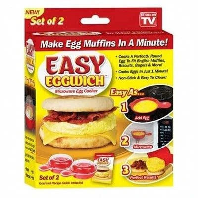 Easy Eggwich Egg Hamburg Pancake Omelet Maker for Quick and Convenient Egg-Based Cooking