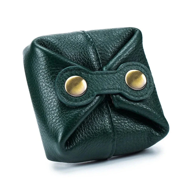 Homeenjoy_UK Genuine Leather Mini Wallet Case - Fashionable Coin Purse & Card Holder for Women