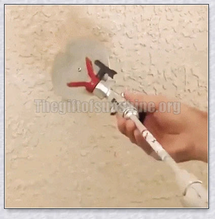 Tungsten steel universal paint sprayer guide tool for professional-looking results on indoor and outdoor projects