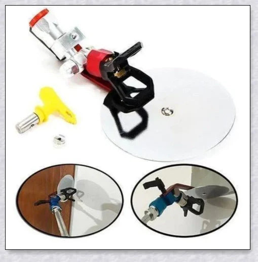 Tungsten steel universal paint sprayer guide tool for professional-looking results on indoor and outdoor projects