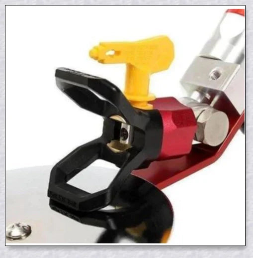 Tungsten steel universal paint sprayer guide tool for professional-looking results on indoor and outdoor projects
