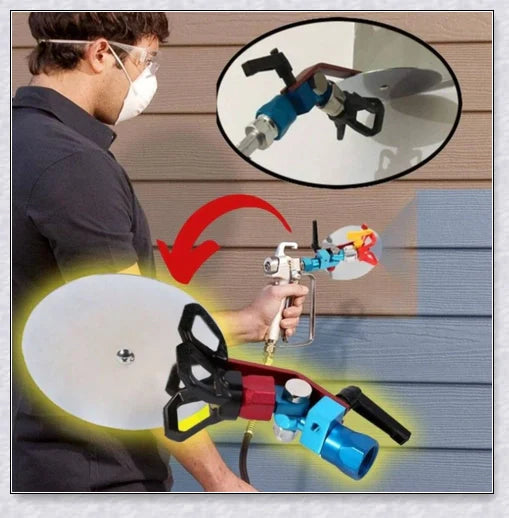 Tungsten steel universal paint sprayer guide tool for professional-looking results on indoor and outdoor projects